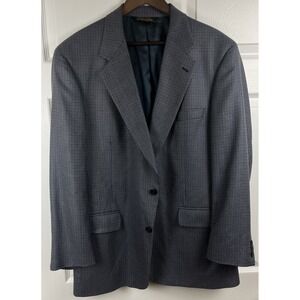Brooks Brothers Blazer Mens 44 Regular Wool Houndstooth Sport Coat Jacket Classi